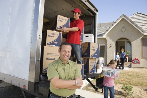 Docklands movers handling a residential apartment relocation