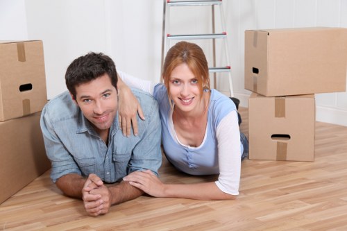 Residential moving support in Docklands high-rise buildings