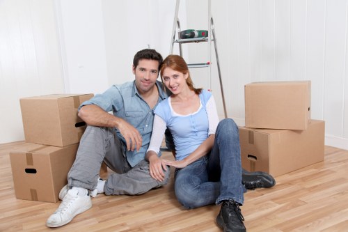 Office relocation setup in a Docklands commercial building