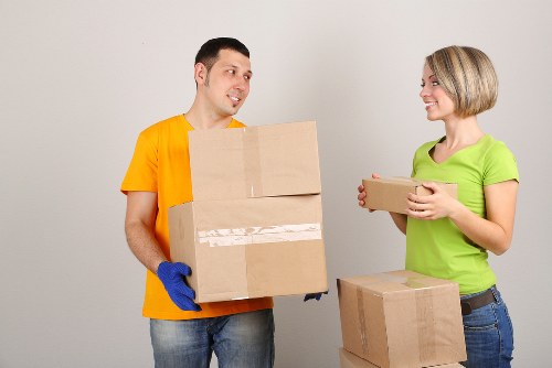 Removalists planning a Docklands apartment move near a loading bay